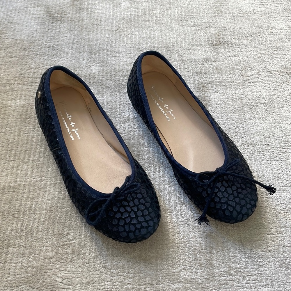 Manuela de Juan Girls Ballet Flats